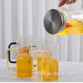 creative colored square drinking glass set